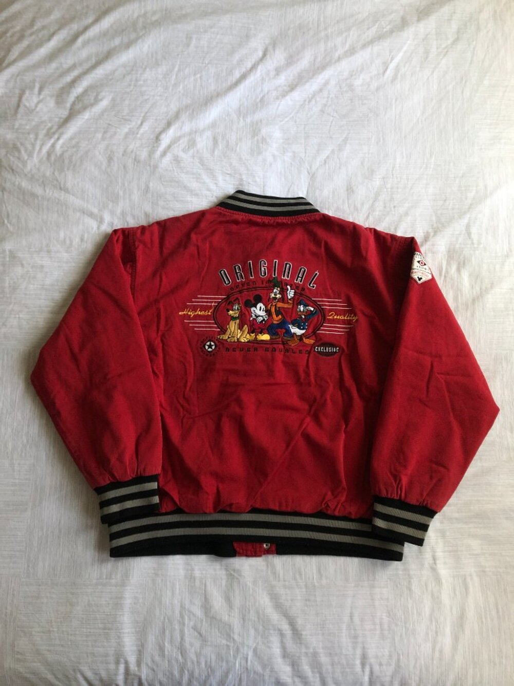 Vintage Disney Mickey Mouse & Friends Bomber Jacket